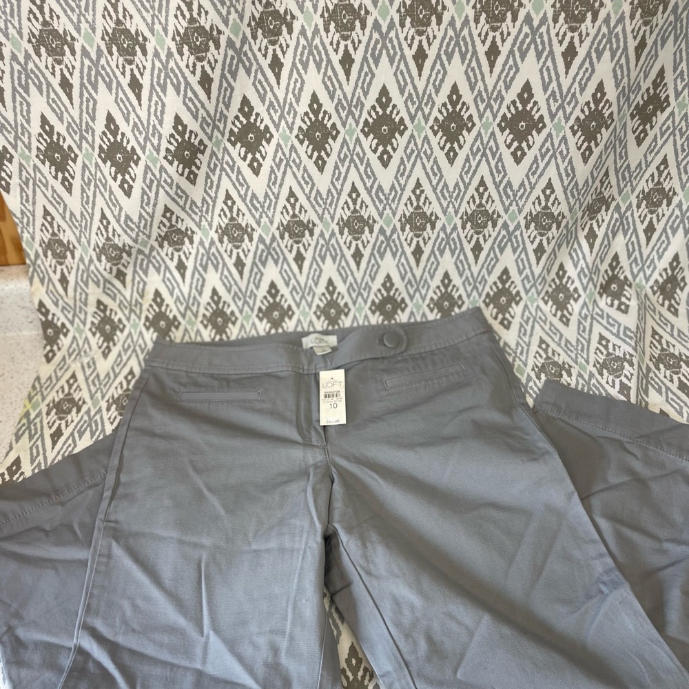 The loft cropped pants NEW